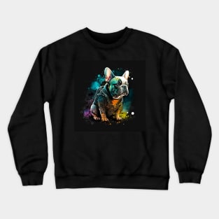 French Bulldog Puppy Frenchy doggy dog Sci-fi Crewneck Sweatshirt